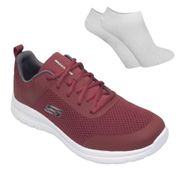 Kit Tênis Skechers Bountiful Masculino + Par de Meia