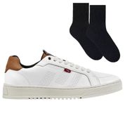 Kit Sapatênis Ferracini City Masculino + Par de Meia