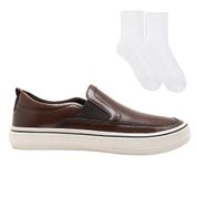Kit Sapatênis Democrata Fender Masculino + Meia
