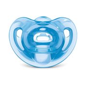 Kit 2 Chupetas Sensitive Soft 100% Silicone Azul- Nuk