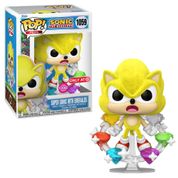 Boneco - Funko Pop Plus! Sonic The Hedgehog - Super Sonic Com Esmeraldas - Candide