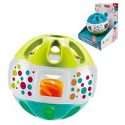 Brinquedo Bebe Bola Chocalho Som E Sentido Barulho Suave