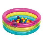 Piscina de Bolinha Multi-color Intex 86x25 Cm c/ 50 Bolinhas