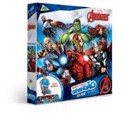 Quebra-Cabeça - 120 Peças - Grandão - Disney - Marvel - Os Vingadores - Toyster