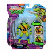 Boneco Leonardo de 10cm Cabeça Retrátil  As Tartarugas Ninja
