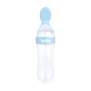 Colher Dosarosa Buba para papinha e leite materno Azul