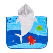 Toalha Infantil Tubarão Praia Buba
