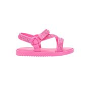 Sandália Infantil Mini Melissa M Lover Stripes Rosa