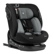 CADEIRA DE CARRO ISOFIX I-HIKE 40-150CM 360 DARK SHADOW (CINZA) - KIKKABOO