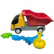 Carrinho Caçamba Master Monte Líbano C/ Pá Rastelo Forminhas