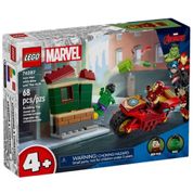 Marvel Hulk E Homem De Ferro Com Motocicleta Lego 76287