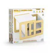 Mesa e Cadeira Cubo Montessori Junges