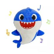 Baby Shark - Pelúcia Musical 25cm - Azul - Sunny