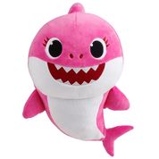 Baby Shark - Pelúcia Musical 25cm - Rosa - Sunny