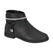 Bota Infantil Molekinha Cano Curto Preto