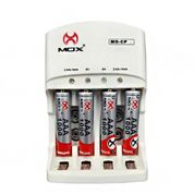 Carregador  Pilhas AA/AAA/9V Mox MO-CP52 Bivolt Auto Stop