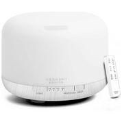 Umidificador Ultrassônico Portátil 0.5L com Aromaterapia e 7 Luzes LED, até 3H, Área 27m2, 110v, ASAKUKI 100 DF017, Branco