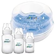 Kit Mamadeiras Classic 125/260/330 + Esterilizador Philips AVENT