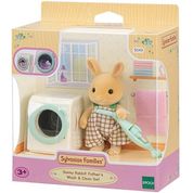Sylvanian Families Conjunto Lavagem e Limpeza Papai Coelho Raio de SOL EPOCH Magia