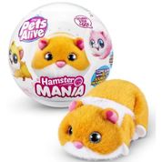 Pelucia PETS Alive Hamster Mania Laranja Candide 1213