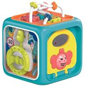 Cubo de Atividades 6 em 1 Educativo C/ Luzes e SONS Zoop TOYS ZP01131 Verde