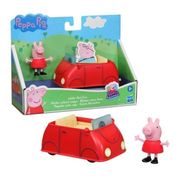 Peppa Pig Carro Vermelho C/ Boneco Peppa Articulado  - Hasbro