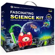 Kits Científicos DIY para Crianças de 4 a 8 anos Experimentos STEM, Construção Motorizada e Diversão Garantida