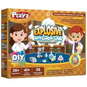 Kit de Ciências Educacionais para Laboratório de Cozinha com 26 Experimentos para Crianças de 8 a 12 anos Playz