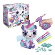Unicórnio Pelucia Para Pintar Airbrush Plush Style 4Ever  Pinte e lave Quantas vezes Quiser - Fun