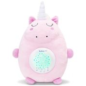 Máquina de Som Ruído para Bebês Recém Nascidos com Luzes, Porquinho, BUBZI CO, Rosa