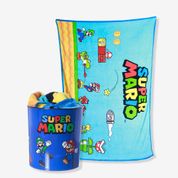 Kit Manta Com Balde Super Mario