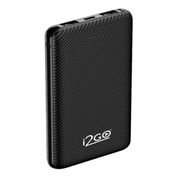 Power Bank I2go 10000mah 2 Saídas Usb Preto I2go Plus Series