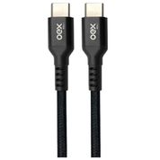 Cabo Usb-c Para Usb-c 1mt 30w Nylon Trançado Preto Oex Ce208