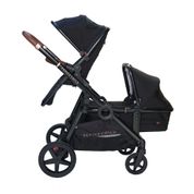 Carrinho de Bebê com Berço Venice Child para Recém Nascido, Preto