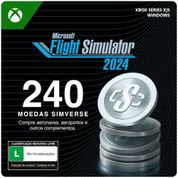 Gift Card Digital - Microsoft C2C Microsoft Flight Simulator 2024 - 240 Simverse Coins BR - R$395,95