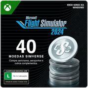 Gift Card Digital - Microsoft C2C Microsoft Flight Simulator 2024 - 40 Simverse Coins BR - R$65,95