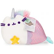 Pelúcia Sereia Pusheenicorn para Crianças Maiores de 1 Ano, GUND 6064049, Rosa