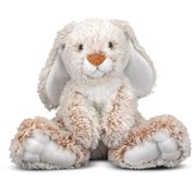 Pelúcia Coelho 22 cm de Altura com Design Realista para Crianças Acima de 3 Anos, Melissa & Doug