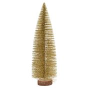 Mini pinheiro Dourado de Natal 15cm Decoração Arranjos Vilas Natalinas