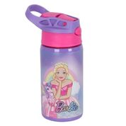 Garrafa De Aco Inoxidavel 500ml Barbie Nas Nuvens Com Canudo