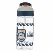 Garrafa Plastica Com Canudo De Silicone Tigor Space