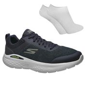 Kit Tênis Skechers Go Run Lite Masculino + Par De Meia