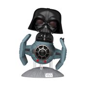 Boneco Funko POP - Star Wars - Darth Vader - Cabeça Oscilante - Caça Avançado - Candide