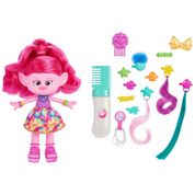 Boneca Trolls Poppy Queen Hair Tastic com 15 Acessórios, Mattel