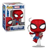 Pop Marvel Homem Aranha e Cachorro Sandwich 1449 Funko 85244
