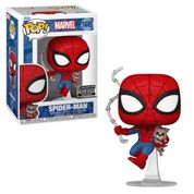 Pop Marvel Homem Aranha Disparando Teia 1454 Funko 85243