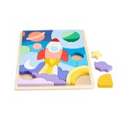 Quebra-cabeça de Madeira - Espaço - Fisher-Price