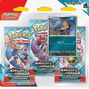 Baralho Pokémon Blister Triplo Amigos de Jornada c/19 Cartas - Copag