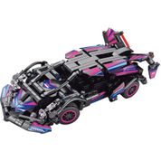 Carro com Controle Remoto Blocos de Montar c/ 323 Peças - Rosa