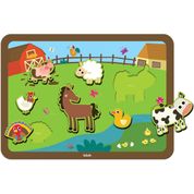 Puzzle de Encaixe Fazendinha - Babebi